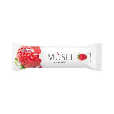 Cereal with strawberries and yogurt MUSLI, 30 g